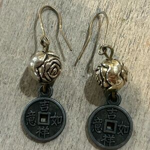 Pierced decorative earrings